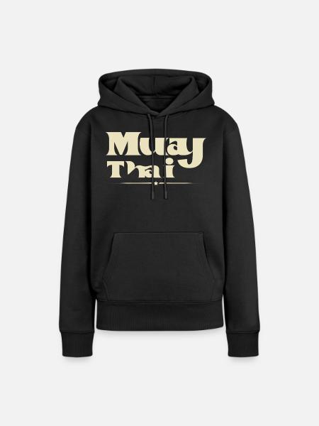 Muay Thai - Frauen Premium Bio Hoodie - Schwarz
