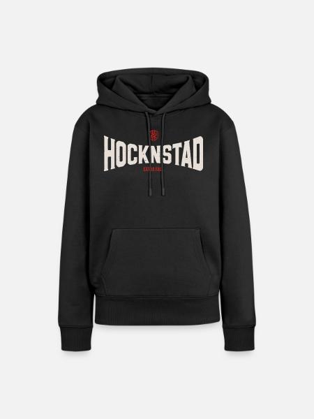 Hocknstad - Frauen Premium Bio Hoodie - Schwarz