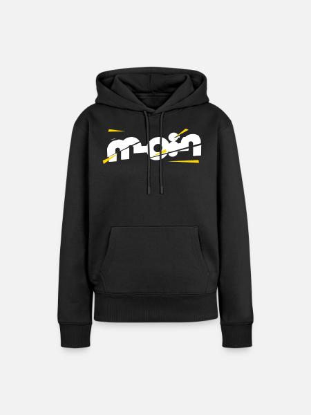 Moin - Frauen Premium Bio Hoodie - Schwarz