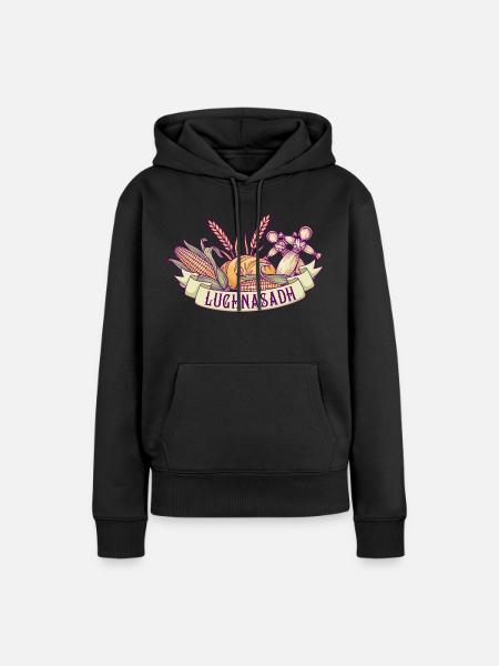 Lughnasa Lammas erstes Fest Lughnasadh - Frauen Premium Bio Hoodie - Schwarz