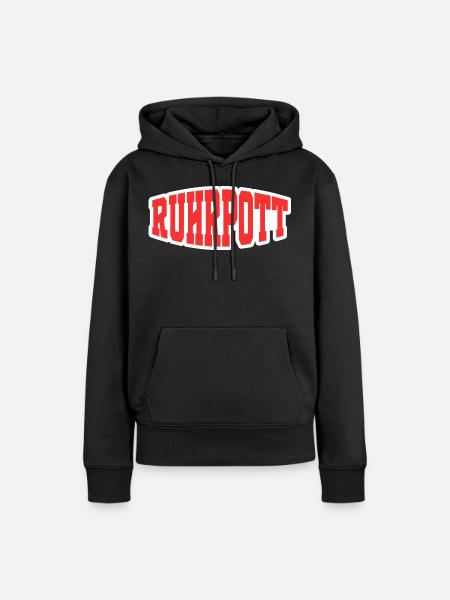 Ruhrpott - Frauen Premium Bio Hoodie - Schwarz