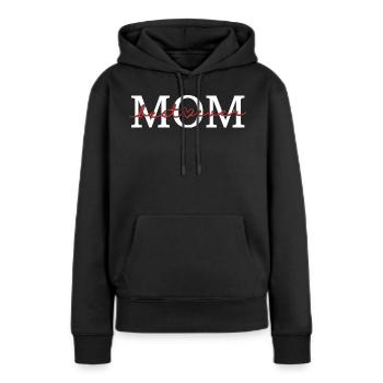 MOM, Best mom ever - Women’s Premium Organic Hoodie - black - Front - Julia (174cm)