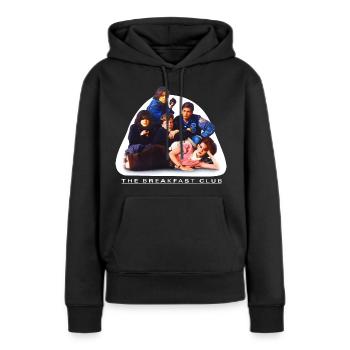 The Breakfast Club Tous Les Personnages - Sweat à capuche Premium bio Femme - noir - Devant - Julia (174cm)