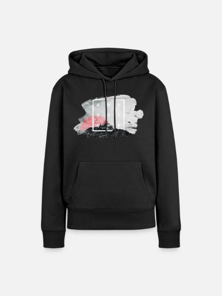 Adventure - Frauen Premium Bio Hoodie - Schwarz
