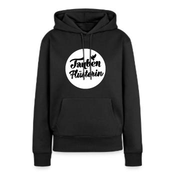 Taubenzüchterin Tauben Taubenzucht Taubenflüsterin - Frauen Premium Bio Hoodie - Schwarz - Vorne - Julia (174cm)