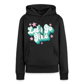 Let's Go Girls Hen Night Braut Junggesellenabschied - Frauen Premium Bio Hoodie - Schwarz - Vorne - Julia (174cm)