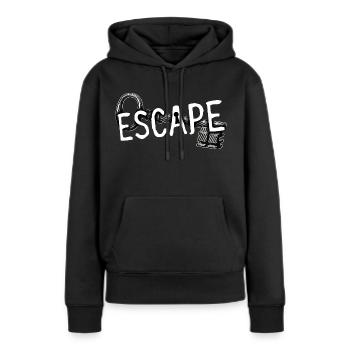 Escape Room 07 Escape Deneskort mystère - Sweat à capuche Premium bio Femme - noir - Devant - Julia (174cm)