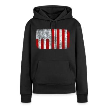 Arbeitssicherheit, Arbeitssicherheit, Gesundheitsschutz am Arbeitsplatz - Frauen Premium Bio Hoodie - Schwarz - Vorne - Julia (174cm)