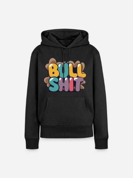 Blödsinn - Frauen Premium Bio Hoodie - Schwarz