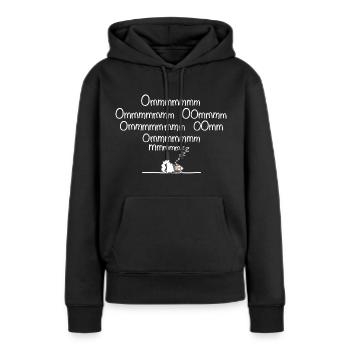 Om Mantra Meditation - Frauen Premium Bio Hoodie - Schwarz - Vorne - Julia (174cm)