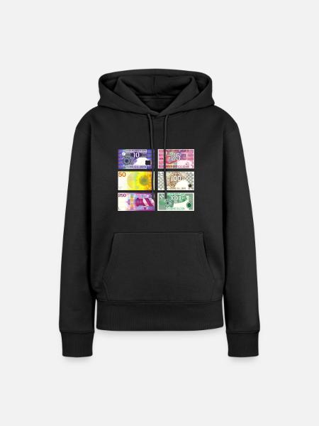 Der letzte Gulden - Frauen Premium Bio Hoodie - Schwarz