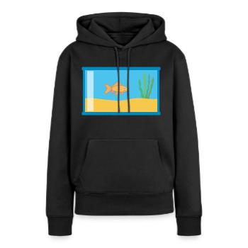 Aquarium Gift Idea Goldfish - Women’s Premium Organic Hoodie - black - Front - Julia (174cm)