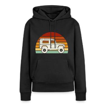 off road 4x4 all-terrain vehicle - Women’s Premium Organic Hoodie - black - Front - Julia (174cm)