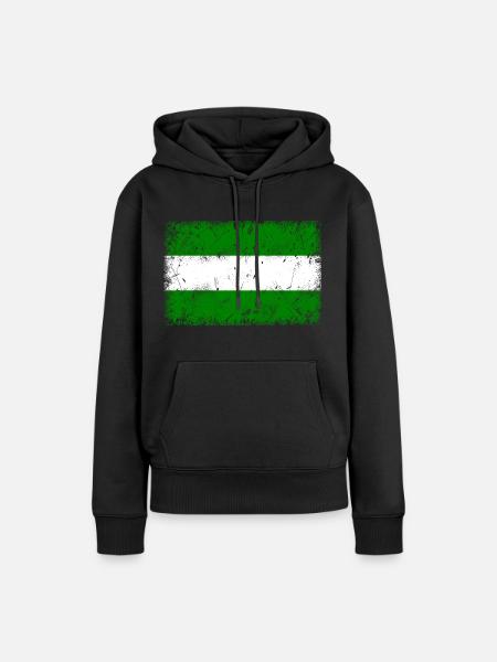 Rotterdam - Frauen Premium Bio Hoodie - Schwarz