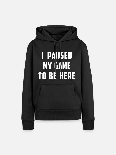 Spiel - Frauen Premium Bio Hoodie - Schwarz