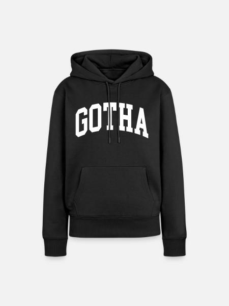 Gotha - Frauen Premium Bio Hoodie - Schwarz