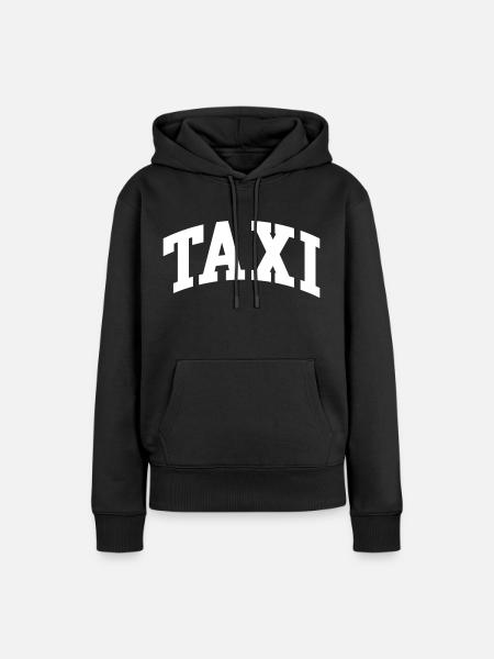 Taxi - Frauen Premium Bio Hoodie - Schwarz