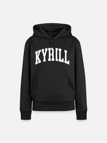 Kyrill - Frauen Premium Bio Hoodie - Schwarz