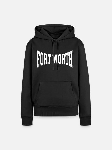 Fort Worth - Frauen Premium Bio Hoodie - Schwarz