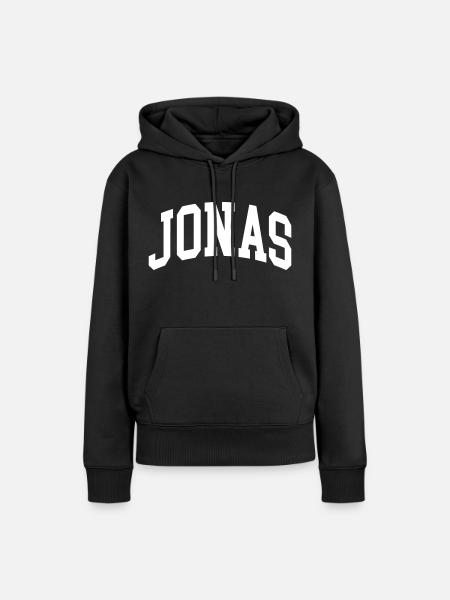 Jonas - Frauen Premium Bio Hoodie - Schwarz
