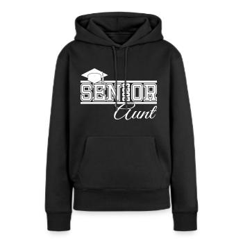 Senior 2023 Tante stolze Tante von Graduate - Frauen Premium Bio Hoodie - Schwarz - Vorne - Julia (174cm)