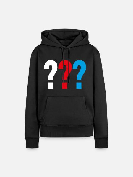 Die Drei ??? Logo - Frauen Premium Bio Hoodie - Schwarz