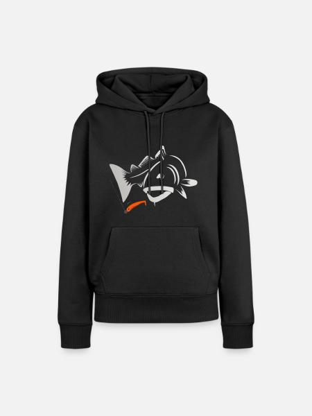 Cod fishing - Women’s Premium Organic Hoodie - black