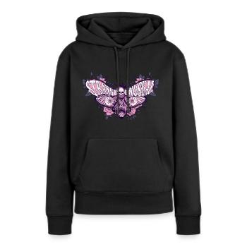 Strange and unusual - Frauen Premium Bio Hoodie - Schwarz - Vorne - Julia (174cm)