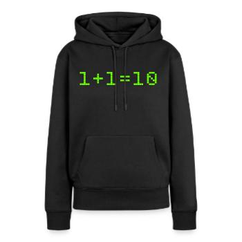 Computer Science Computer Scientist Humor Gift - Women’s Premium Organic Hoodie - black - Front - Julia (174cm)