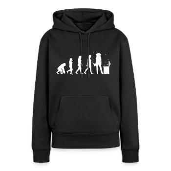 Bee Beekeeper - Women’s Premium Organic Hoodie - black - Front - Julia (174cm)