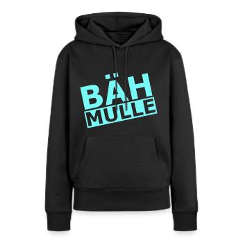 Bähmulle Bähmull Jammerlappen weinen jammern - Frauen Premium Bio Hoodie - Schwarz - Vorne - Julia (174cm)
