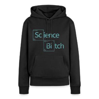 Wissenschaft Frauen Vintage - Frauen Premium Bio Hoodie - Schwarz - Vorne - Julia (174cm)