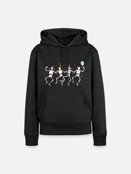 STIMMUNG! - Frauen Premium Bio Hoodie - Schwarz