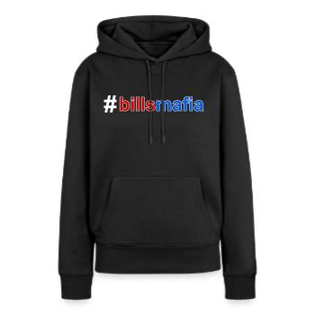 Büffel-Mafia - Frauen Premium Bio Hoodie - Schwarz - Vorne - Julia (174cm)