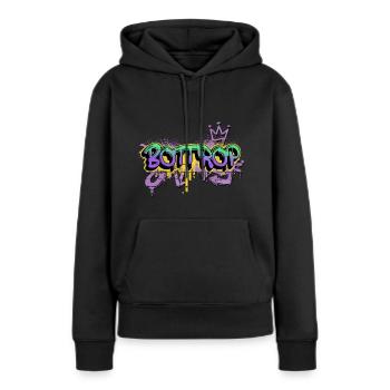 Bottrop Allemagne City Graffiti Spray SprayEr - Sweat à capuche Premium bio Femme - noir - Devant - Julia (174cm)