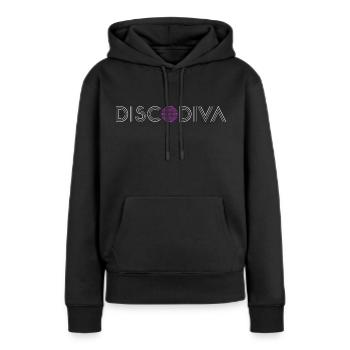 Disco Diva - Women’s Premium Organic Hoodie - black - Front - Julia (174cm)