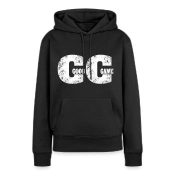Bon jeu de jeu Zocker Zocken Gamer Gamepad - Sweat à capuche Premium bio Femme - noir - Devant - Julia (174cm)