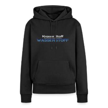 Wasserstoff - Krasser Stoff - Frauen Premium Bio Hoodie - Schwarz - Vorne - Julia (174cm)