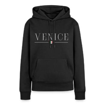 Venedig, Italien Litauen Stil Design T-Shirt - Frauen Premium Bio Hoodie - Schwarz - Vorne - Julia (174cm)