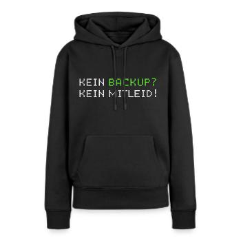 Informatiker Informatik Programmierer Entwickler - Frauen Premium Bio Hoodie - Schwarz - Vorne - Julia (174cm)