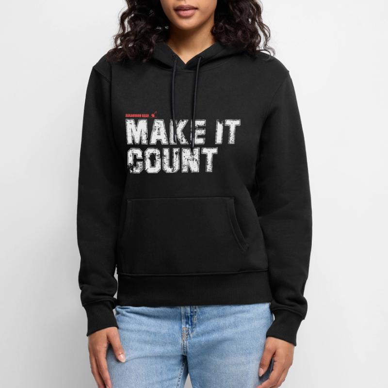 Faites en sorte que ça compte - Workout Design Sweat à capuche Premium bio Femme