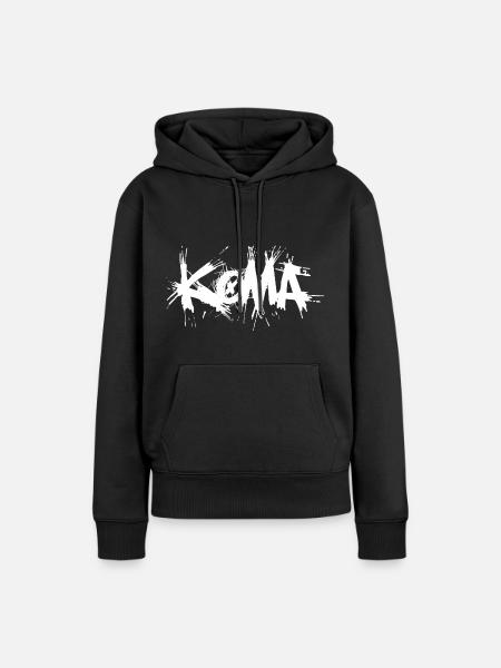 Koma - Frauen Premium Bio Hoodie - Schwarz