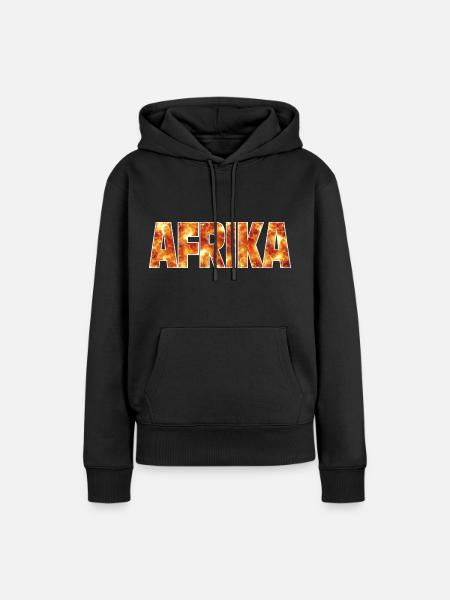Afrika - Vrouwen Premium Bio hoodie - zwart