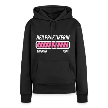 Heilpraktikerin Heilpraktiker Geschenkidee - Frauen Premium Bio Hoodie - Schwarz - Vorne - Julia (174cm)