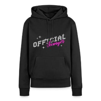 OFFICIAL TEENAGER 13th Birthday - Sayings - Women’s Premium Organic Hoodie - black - Front - Julia (174cm)