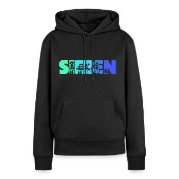 7. Geburtstag Robotik Technik 7 Jahre Roboter - Frauen Premium Bio Hoodie - Schwarz - Vorne - Julia (174cm)