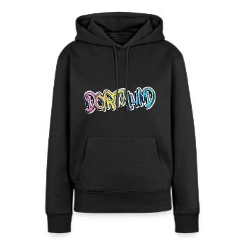 Dortmund Deutschland Stadt Graffiti Spray Sprayer - Frauen Premium Bio Hoodie - Schwarz - Vorne - Julia (174cm)