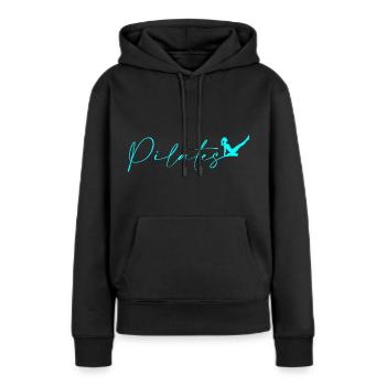 Pilates - Women’s Premium Organic Hoodie - black - Front - Julia (174cm)