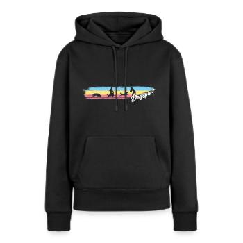 IGP Hundesport Motiv - Frauen Premium Bio Hoodie - Schwarz - Vorne - Julia (174cm)