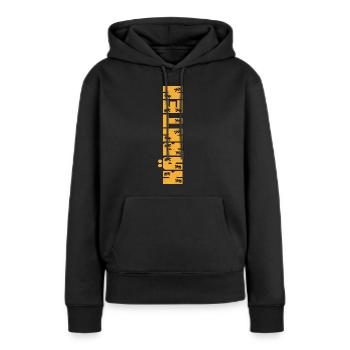 Carinthie Autriche Armoiries Drapeau - Sweat à capuche Premium bio Femme - noir - Devant - Julia (174cm)